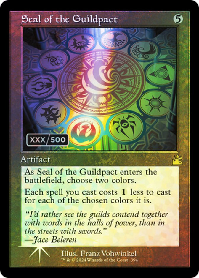 Seal of the Guildpact card front