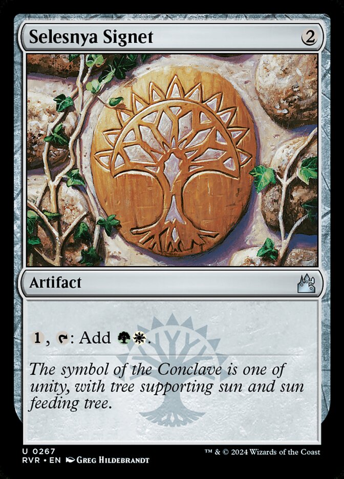 Selesnya Signet card front