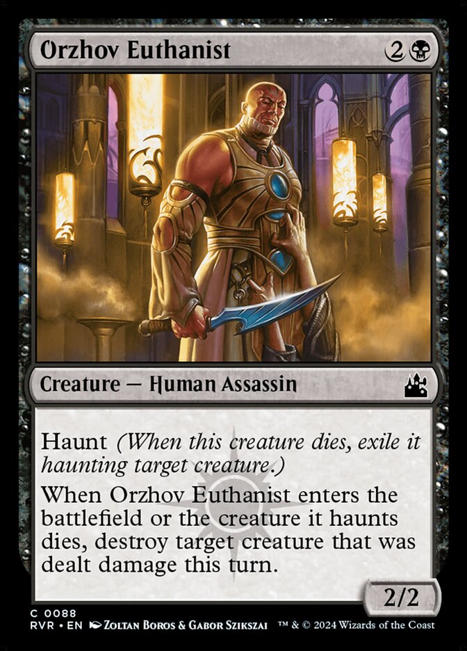 Orzhov Euthanist card front