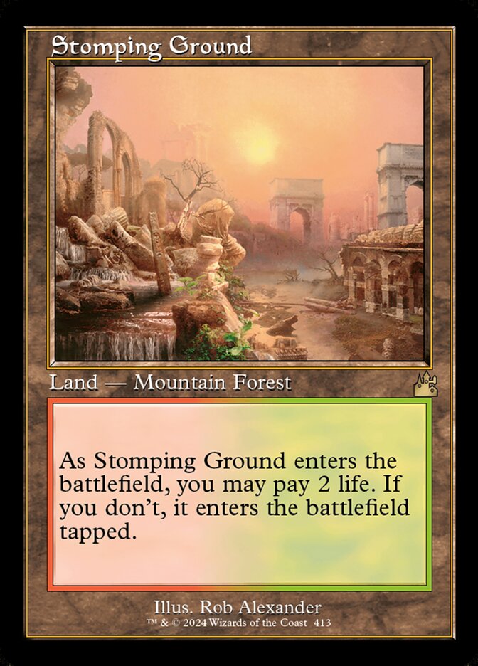 Stomping Ground card front