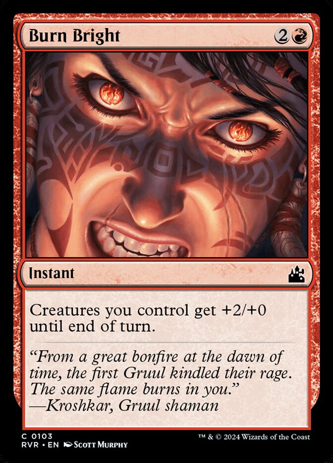 Burn Bright card front