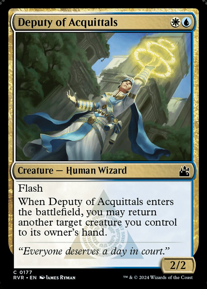 Deputy of Acquittals card front
