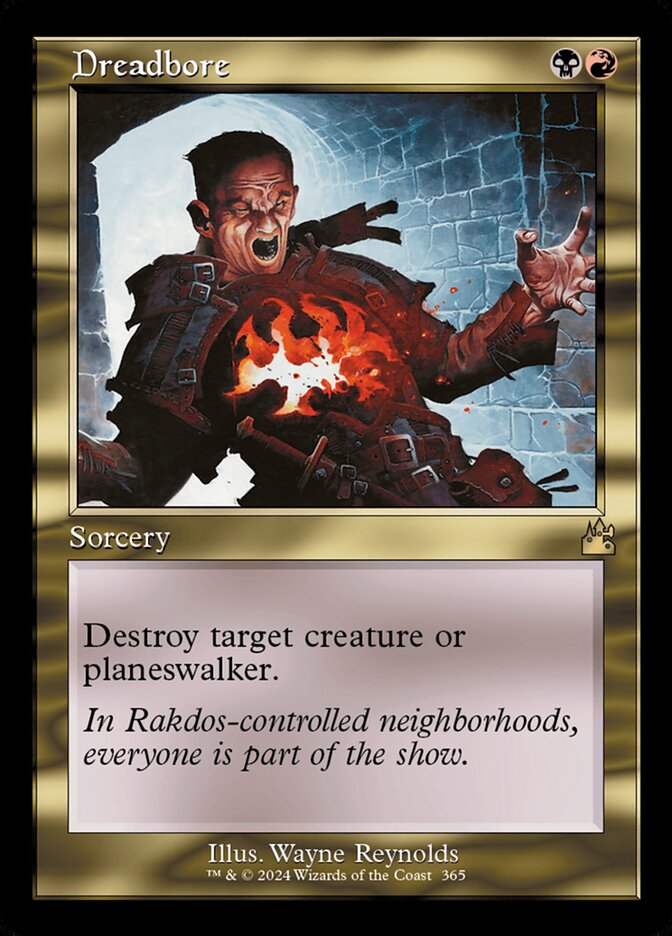 Dreadbore card front