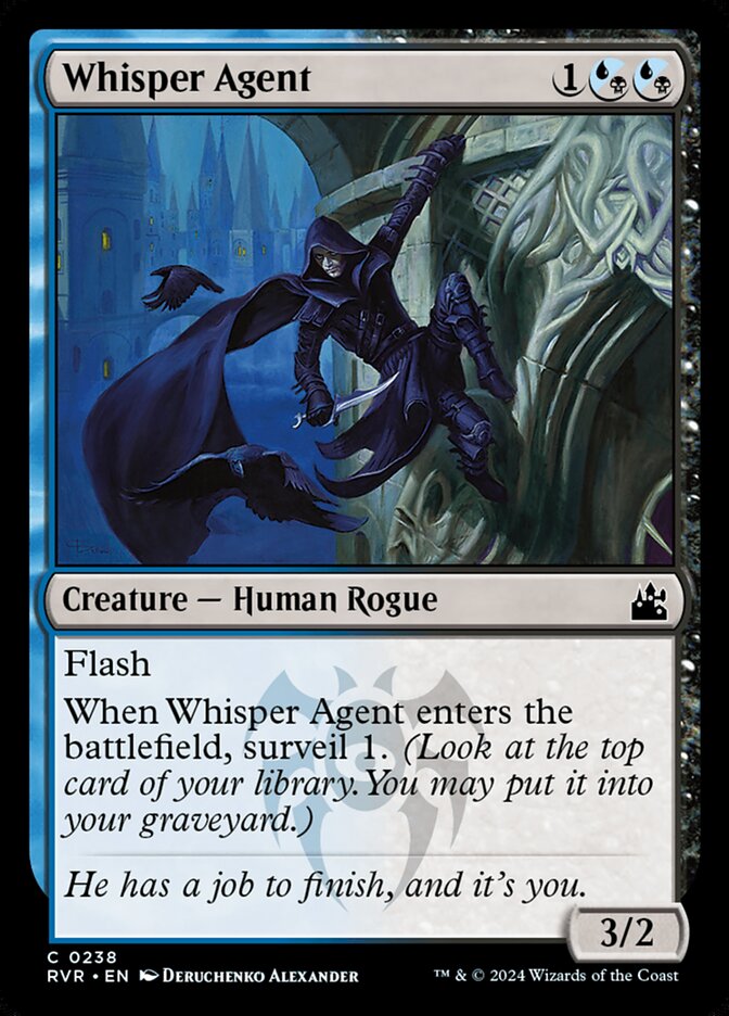 Whisper Agent card front