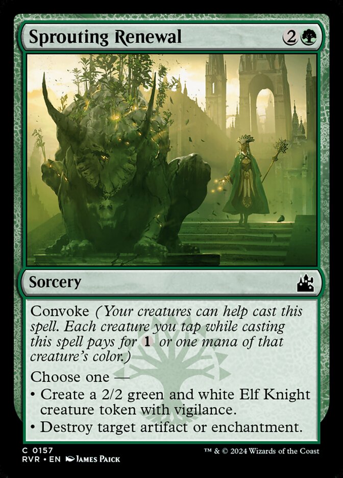 Sprouting Renewal card front