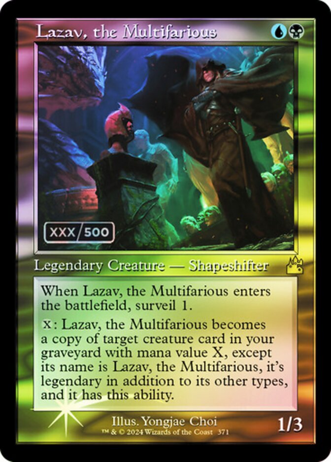 Lazav, the Multifarious card front