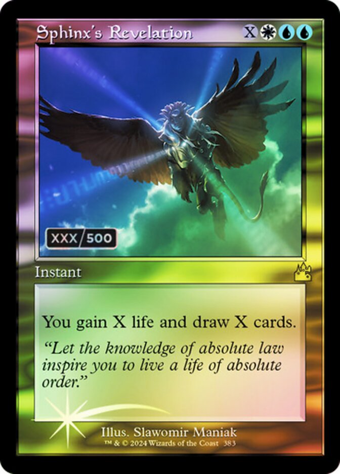 Sphinx's Revelation card front