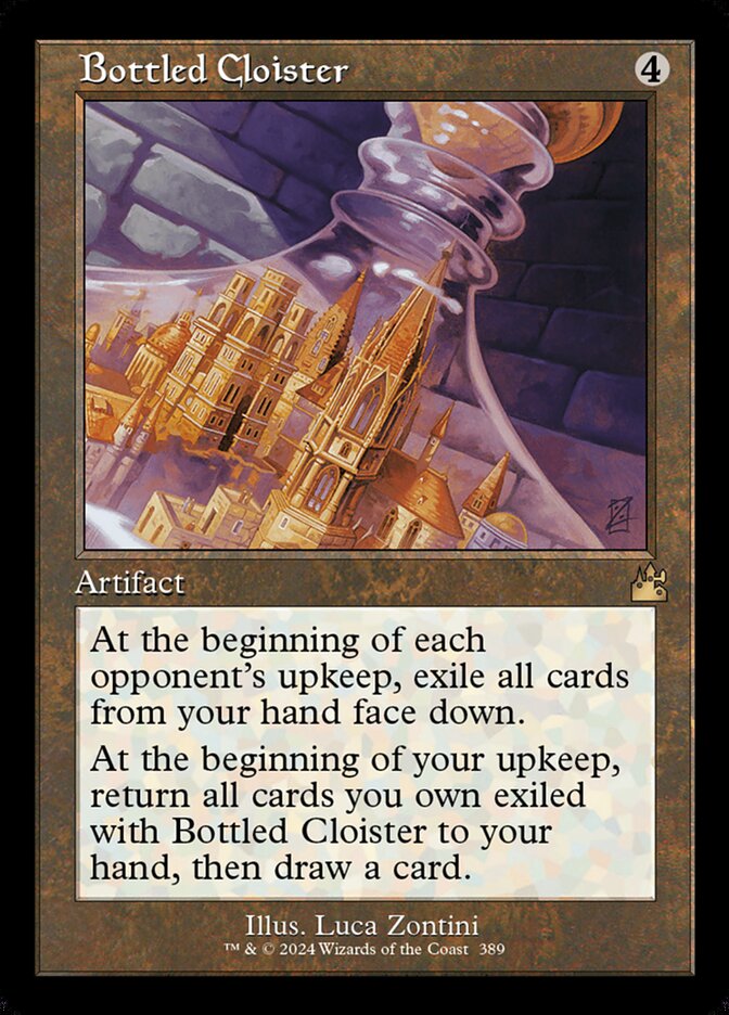 Bottled Cloister card front