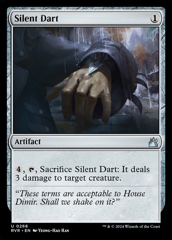 Silent Dart card front