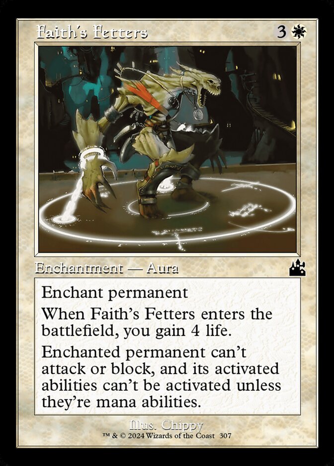 Faith's Fetters card front