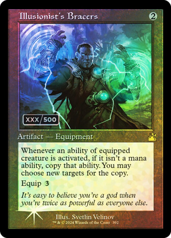 Illusionist's Bracers card front