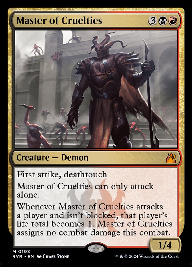 Master of Cruelties card front