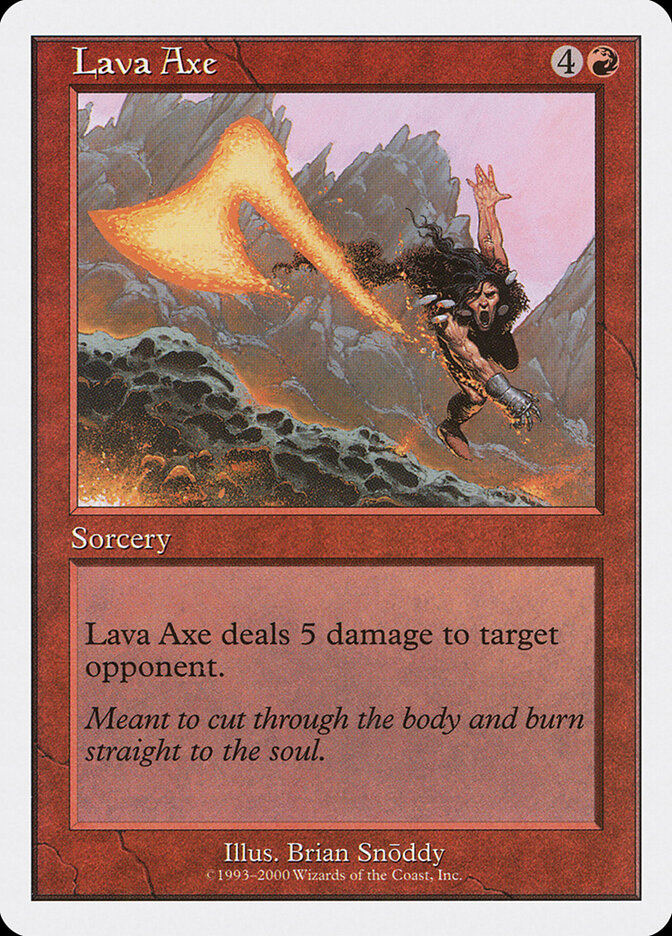 Lava Axe card front