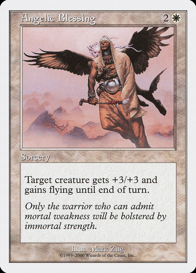 Angelic Blessing card front