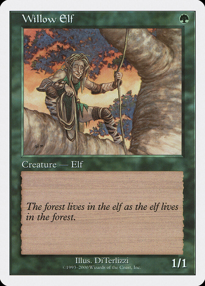 Willow Elf card front