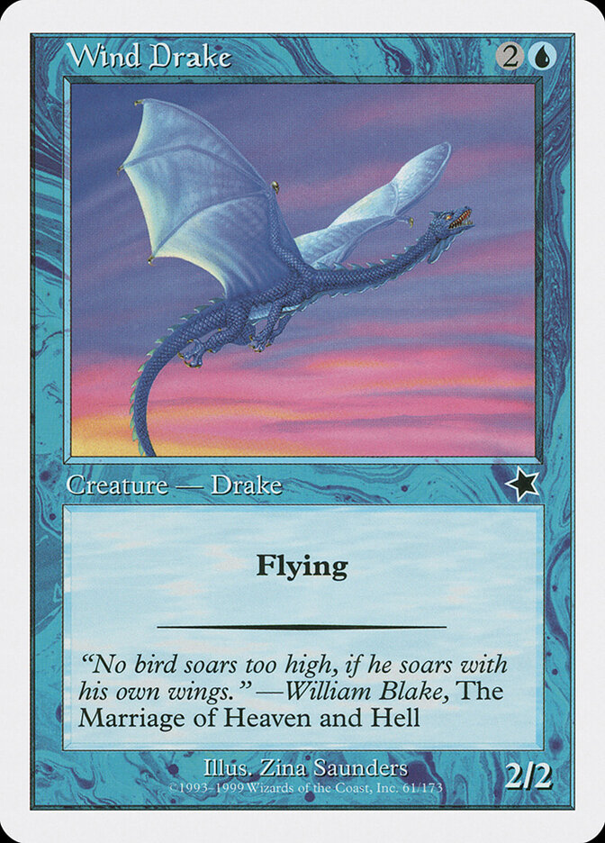 Wind Drake card front