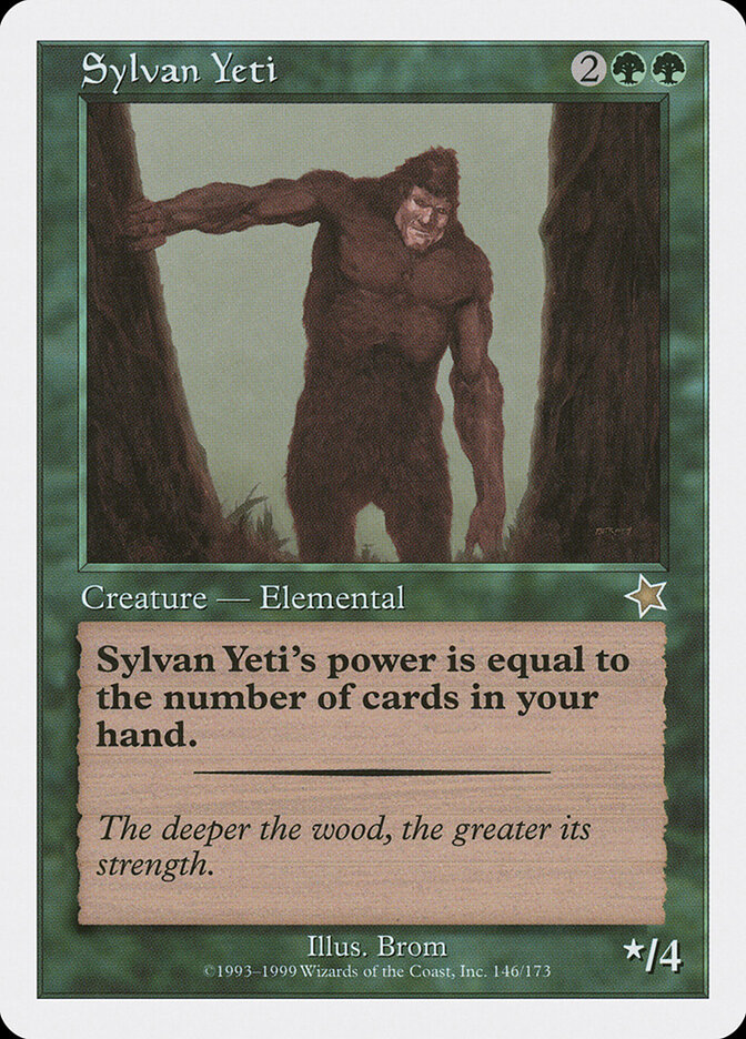 Sylvan Yeti card front