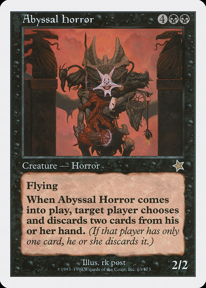 Abyssal Horror card front