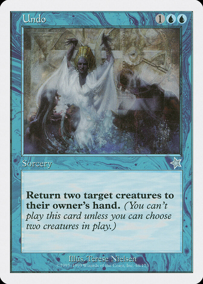 Undo card front