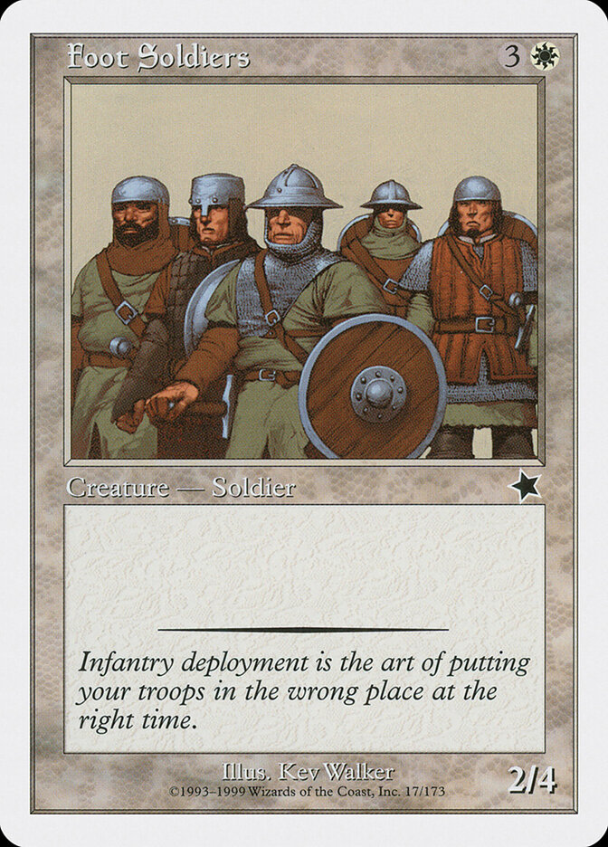 Foot Soldiers card front