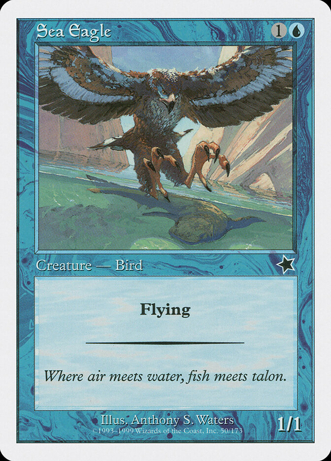 Sea Eagle card front