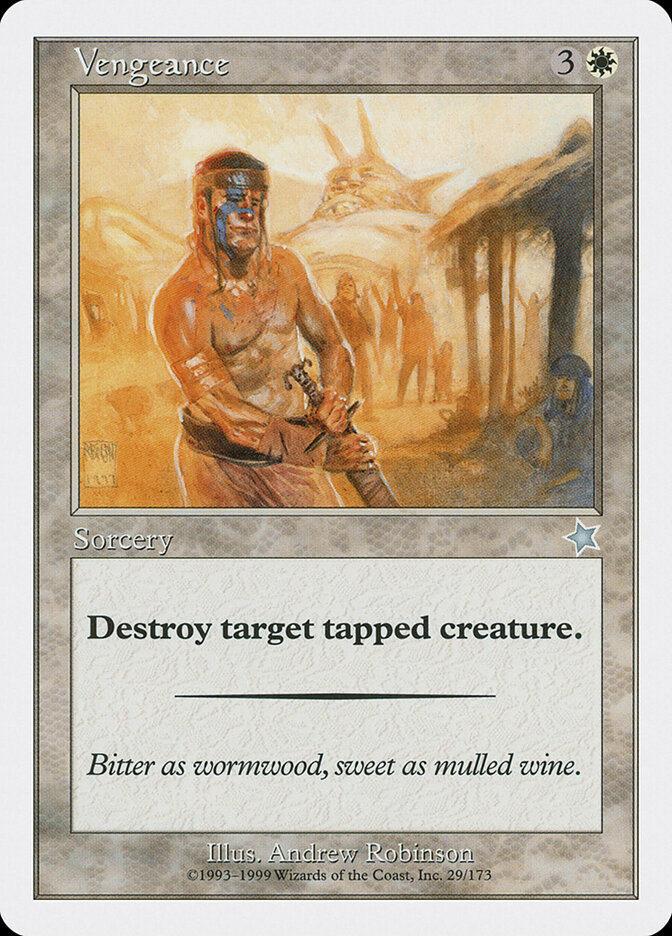 Vengeance card front