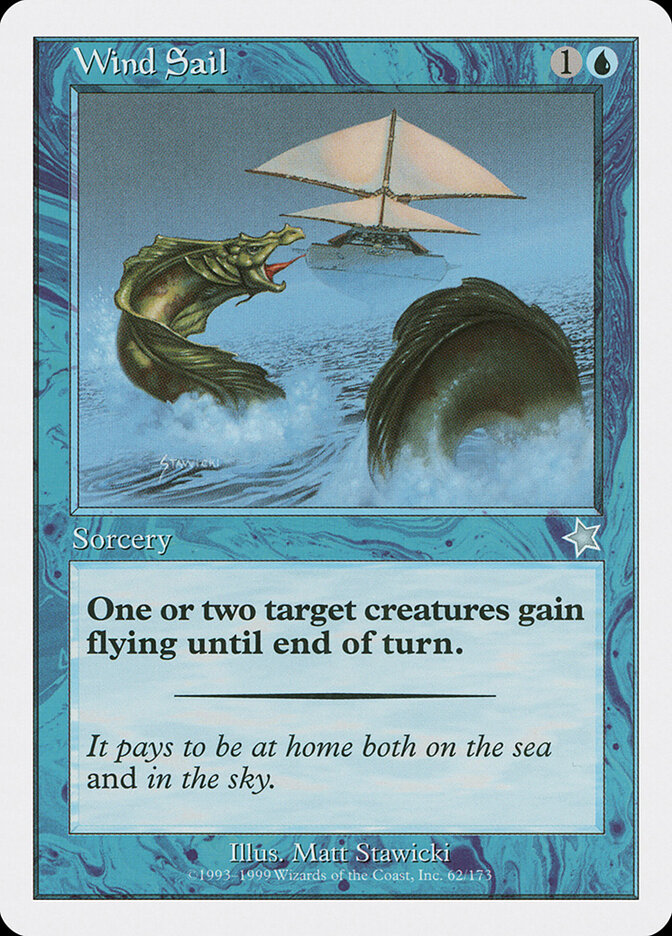 Wind Sail card front