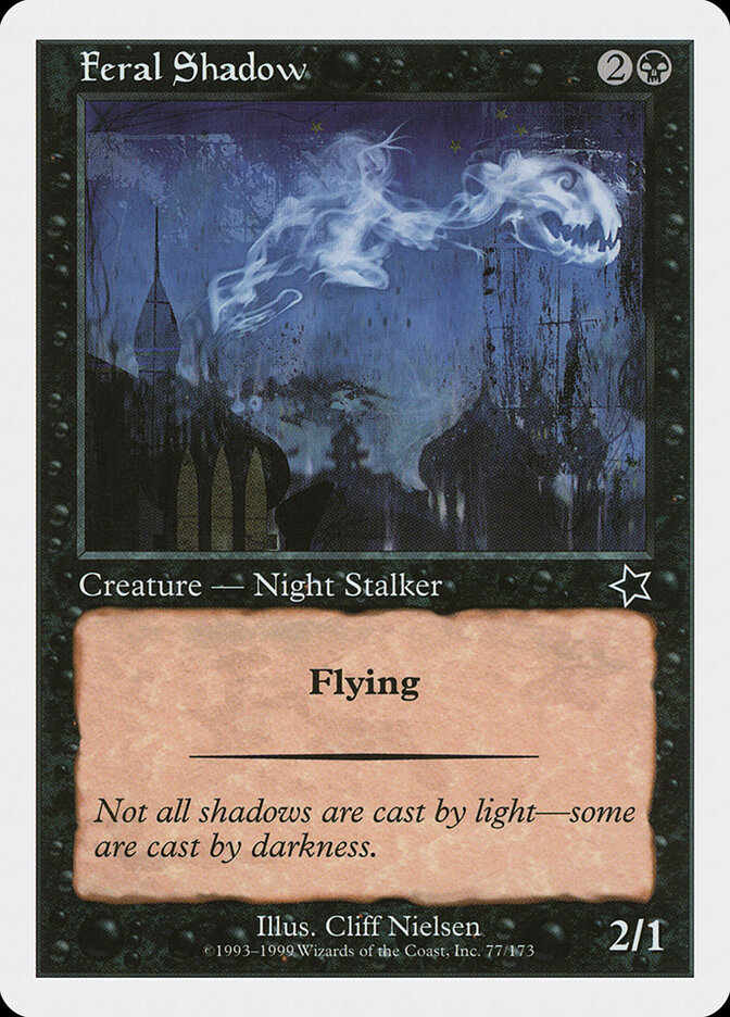 Feral Shadow card front