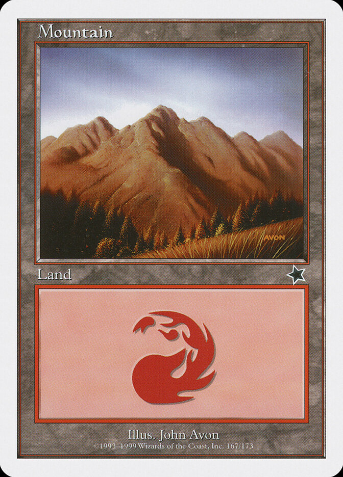 Mountain card front