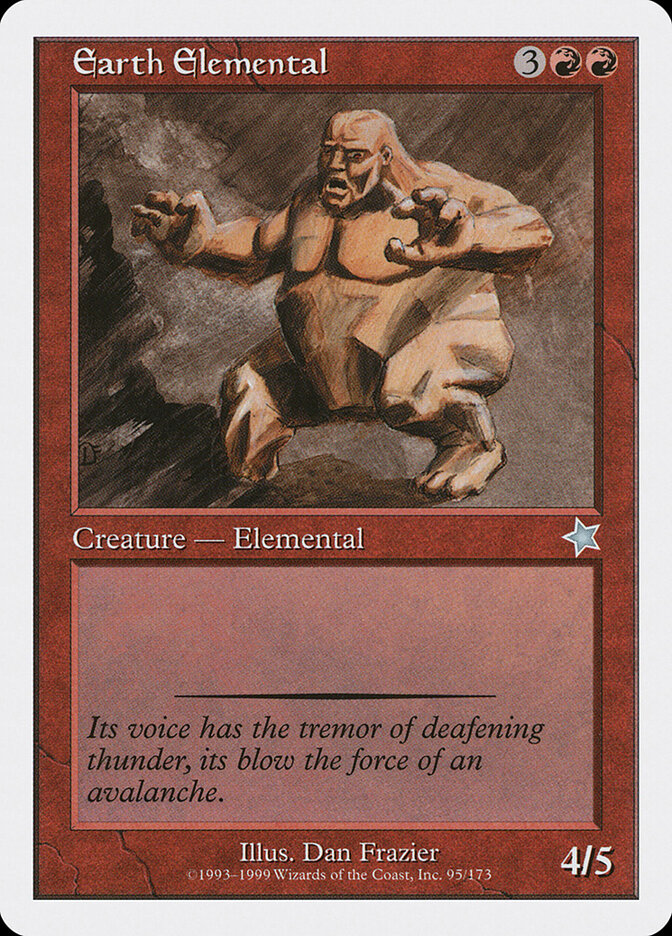 Earth Elemental card front