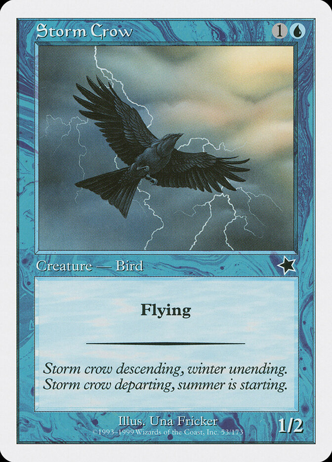 Storm Crow card front
