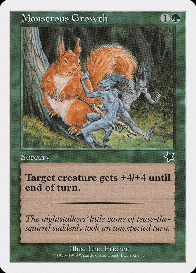Monstrous Growth card front