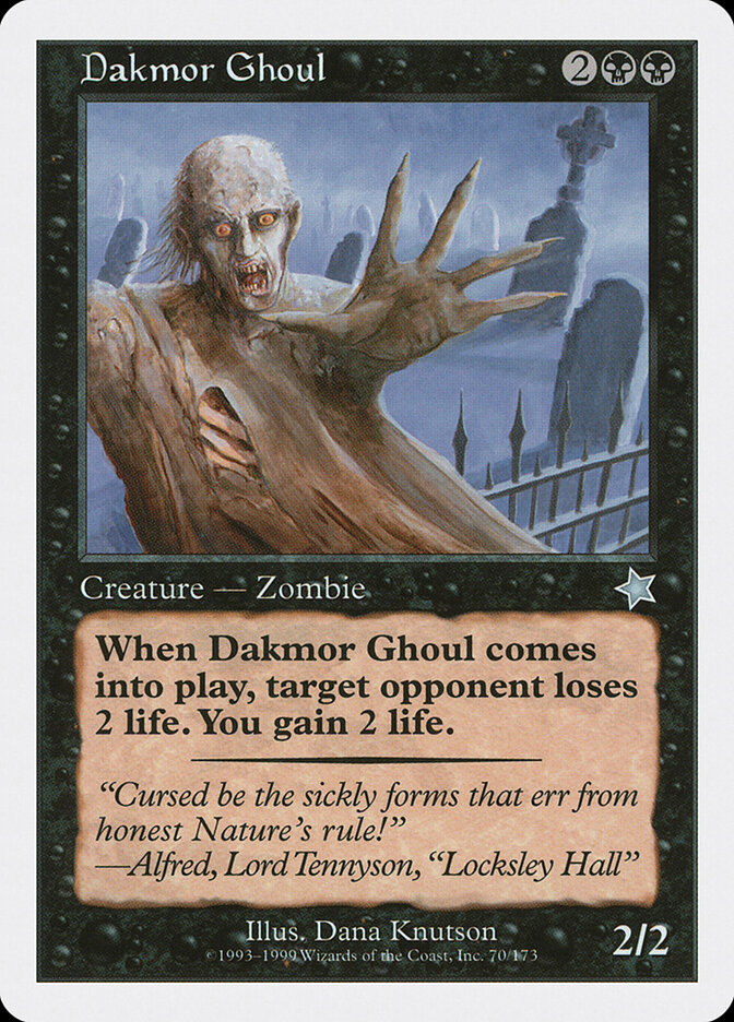 Dakmor Ghoul card front