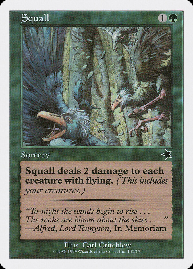 Squall card front