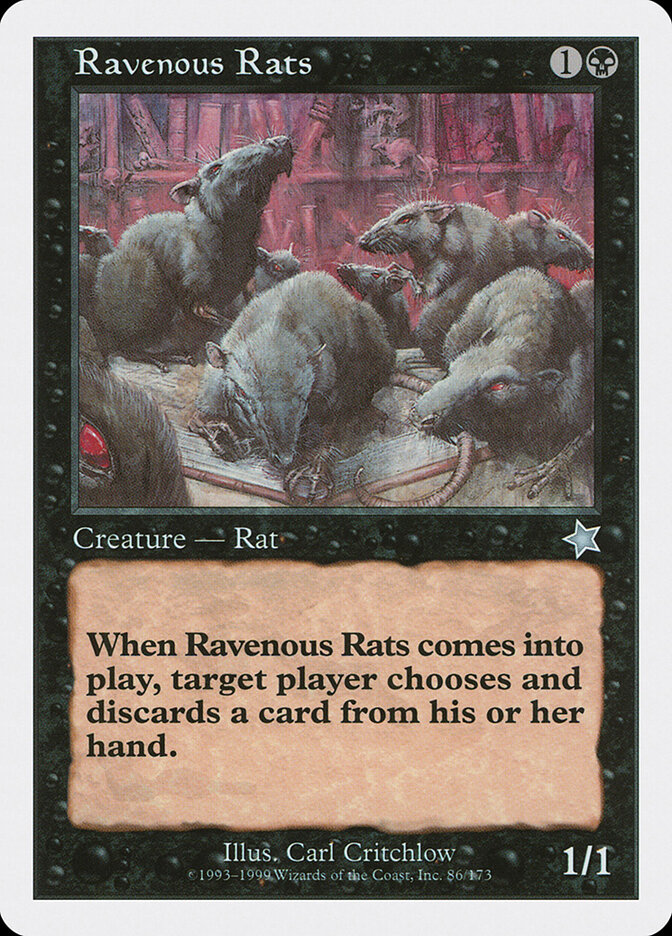 Ravenous Rats card front