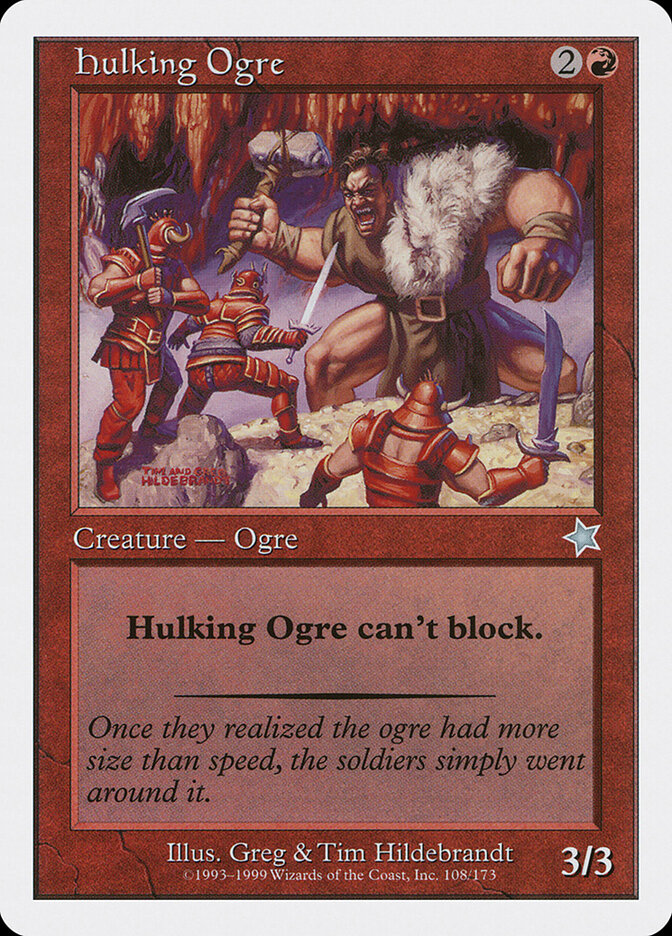 Hulking Ogre card front