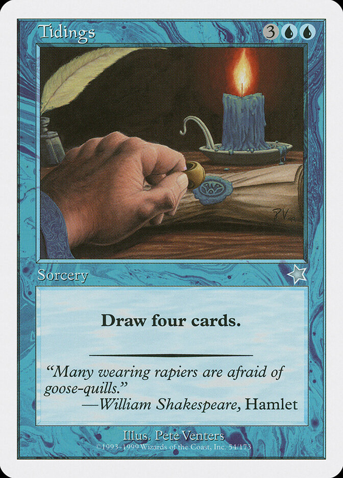 Tidings card front