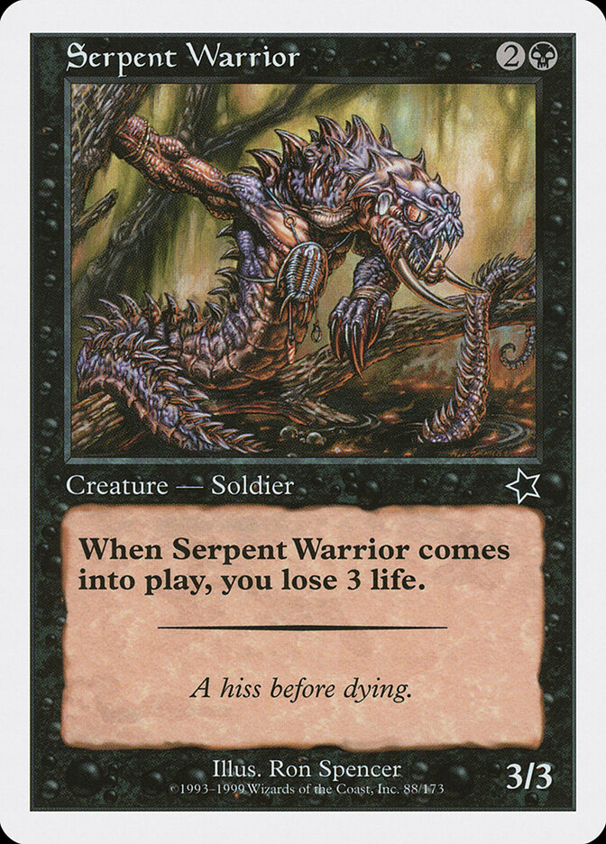 Serpent Warrior card front