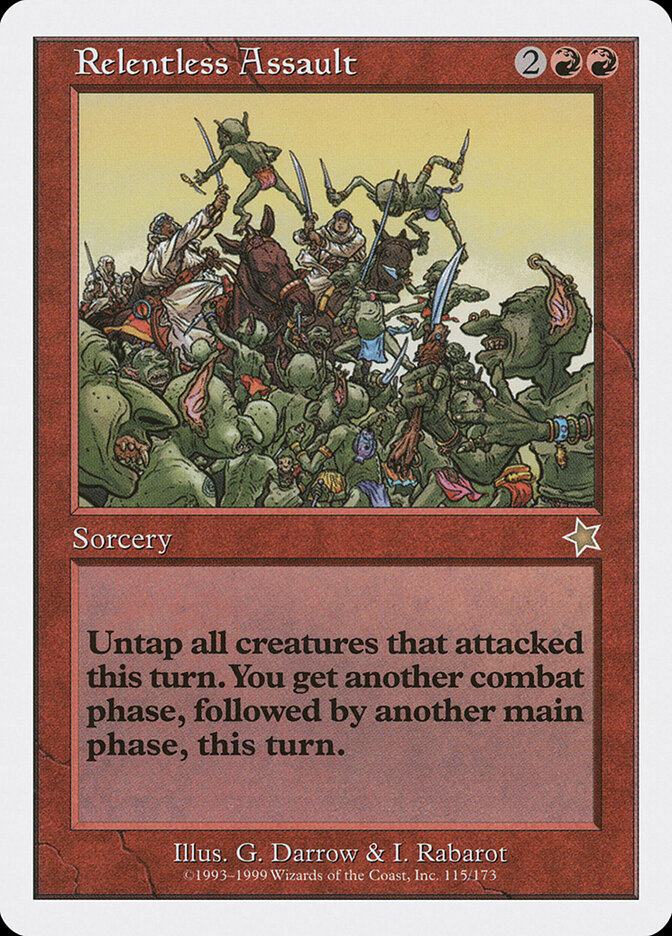 Relentless Assault card front
