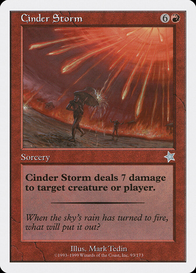 Cinder Storm card front