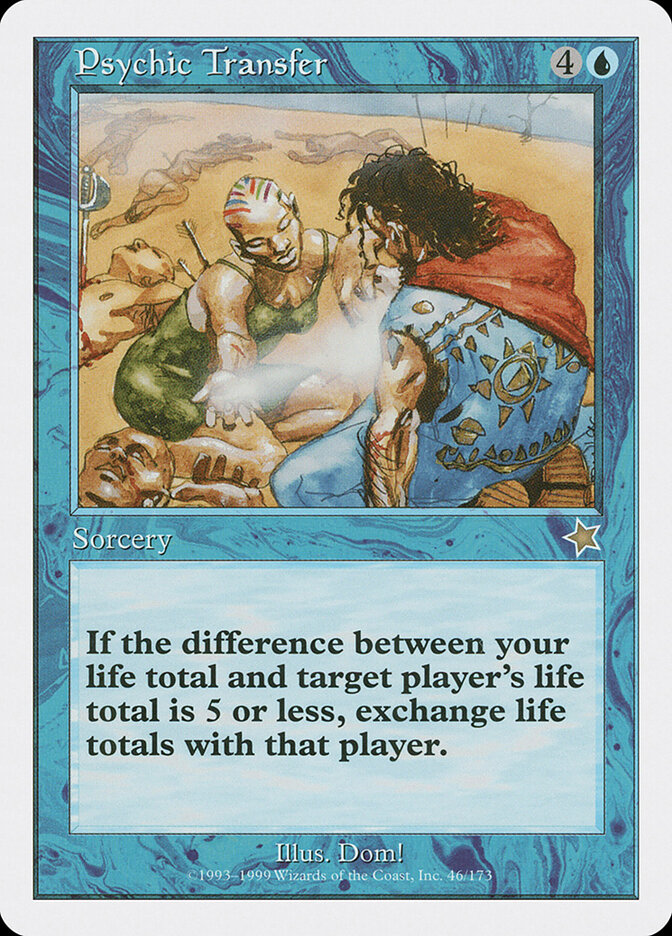 Psychic Transfer card front