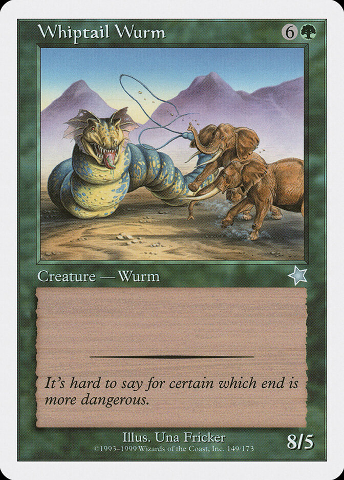 Whiptail Wurm card front