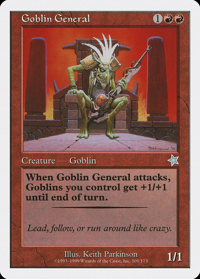 Goblin General card front