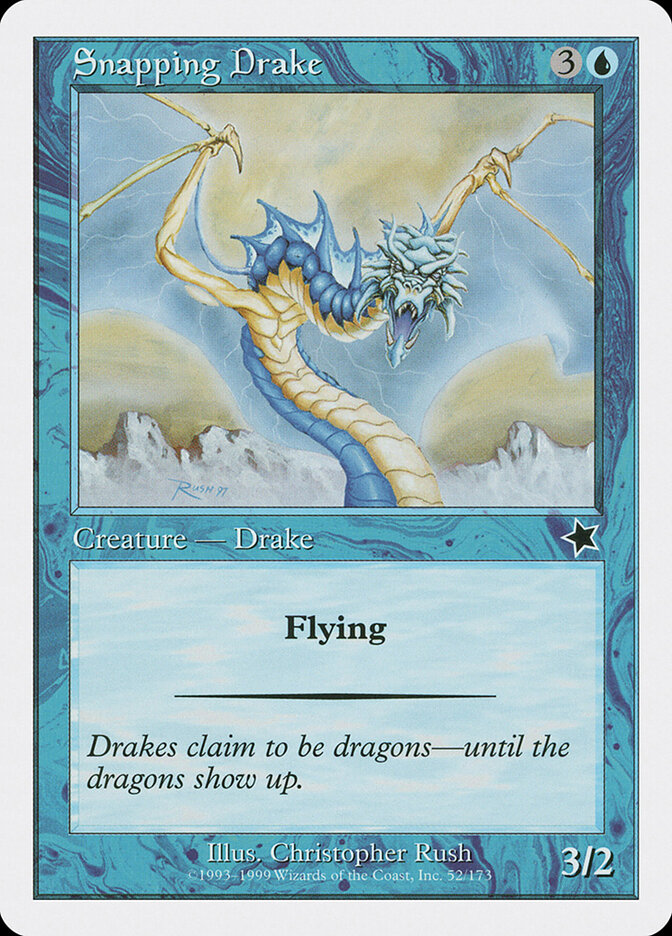 Snapping Drake card front