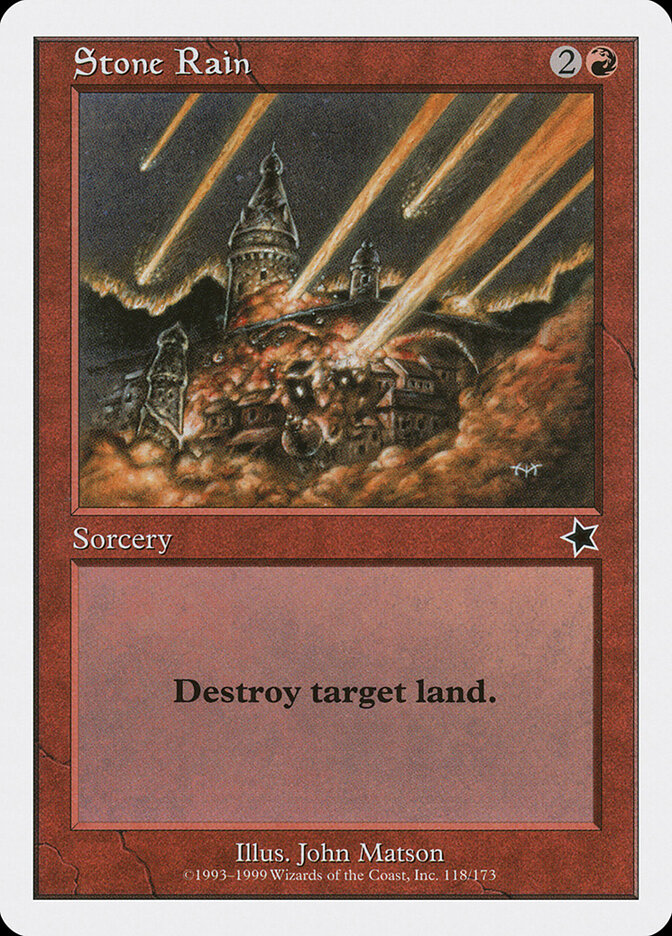 Stone Rain card front