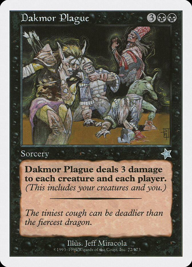 Dakmor Plague card front