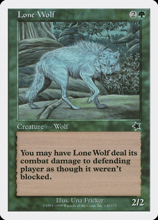 Lone Wolf card front