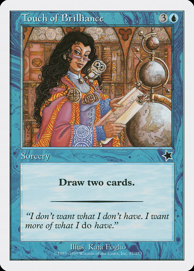 Touch of Brilliance card front