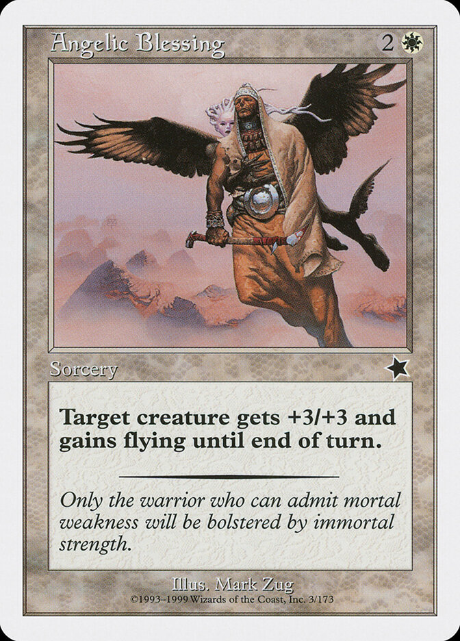 Angelic Blessing card front