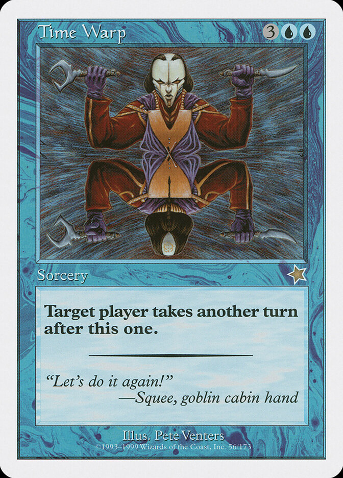 Time Warp card front